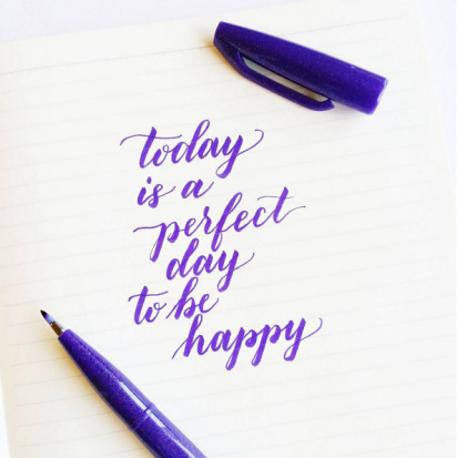 Ручка - кисть Brush Sign Pen, фиолетовый