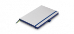 Записная книжка Лами, твердый переплет, формат А5, синий цвет, 192стр, 90г/м2