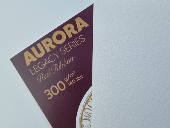 Бумага для акварели Aurora Rough 54x76см 300 г/м² 100% хлопок, 2 л