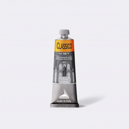 Масляная краска "Classico" желтый прочный оранжевый 60 ml sela