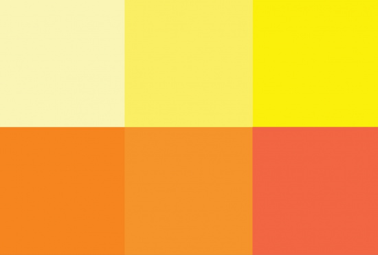 Набор художественных маркеров "Pro", 6 цветов, жёлто-оранжевые оттенки