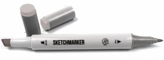 Маркер Sketchmarker Brush двухсторонний на спирт.основе пустой без чернил sela39 YTZ2