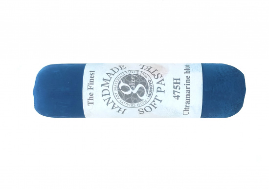 Пастель сухая мягкая круглая ручной работы №475, ультрамарин синий