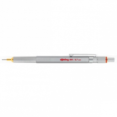 Механический карандаш "Rotring 800" 0.7мм,сереб корпус sela