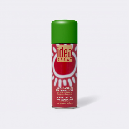 Акриловый спрей для декорирования "Idea Spray" зеленый флуоресцентный 200 ml
