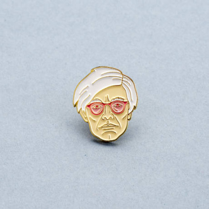 Значок эмалированный, Энди Уорхол