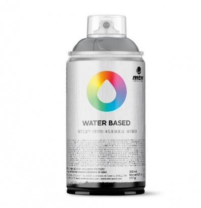 Аэрозольная краска "Water Based", Серебристый металлик 300 мл
