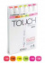 Набор Touch Twin Brush, 6 цв., флуоресцентные sela