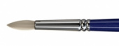 Кисть художественная "Манеж", синтетика упругая, круглая, длинная ручка №16