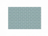 Стикер Brick Wall / серая стена 8x12 см