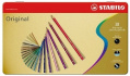 Набор цветных карандашей "Original", с тонким грифелем, 38 цветов, в металле sela