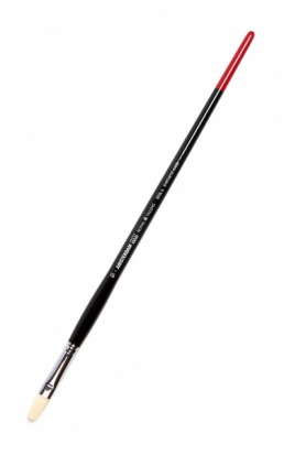 Кисть для акрила "Amsterdam 353L" жесткая синтетика овальная удлиненная, ручка длинная №10