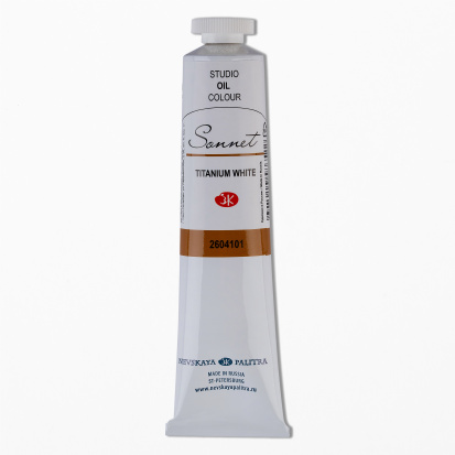 Масляная краска "Сонет", белила титановые 46мл Масляная краска "Сонет", белила титановые 46мл