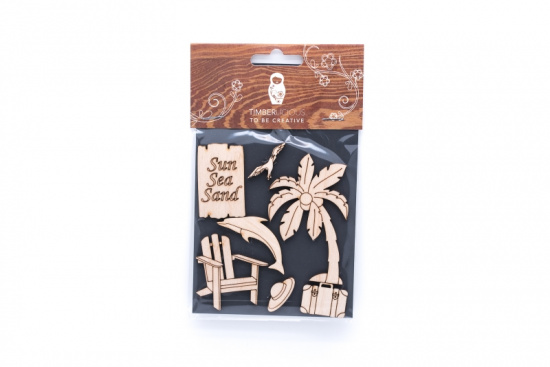 Набор заготовок для декорирования Summer6 фанера 10х14см