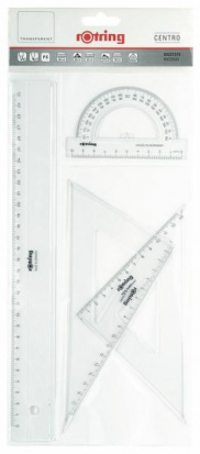 Набор линейка 30см/угольник 30/60гр дл23см/45гр дл 20см/траспортир 