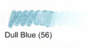 Маркер-кисть двусторонняя "Le Plume II", кисть и ручка 0,5мм, уныло синий