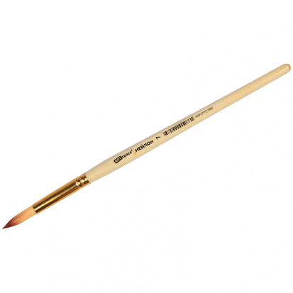 Кисть нейлон, круглая №07 sela25