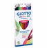 Giotto Colors 3.0 Цветные акварельные деревянные карандаши, 12 шт. треугольной формы.