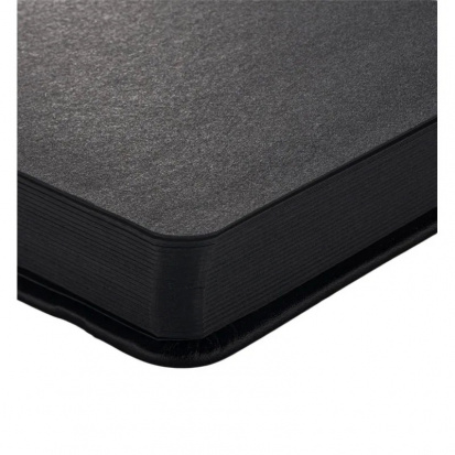 Скетчбук 12x12 см, 140г/м2, 80л, твердая обложка, чёрные листы 
