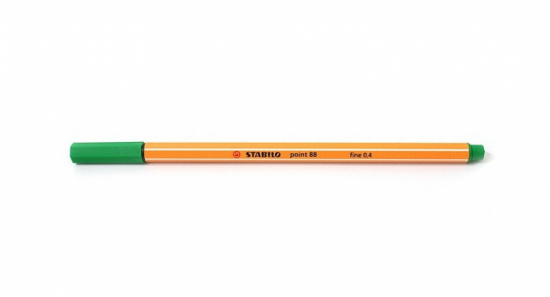 Ручка капиллярная Point 88 Зелёная sela25