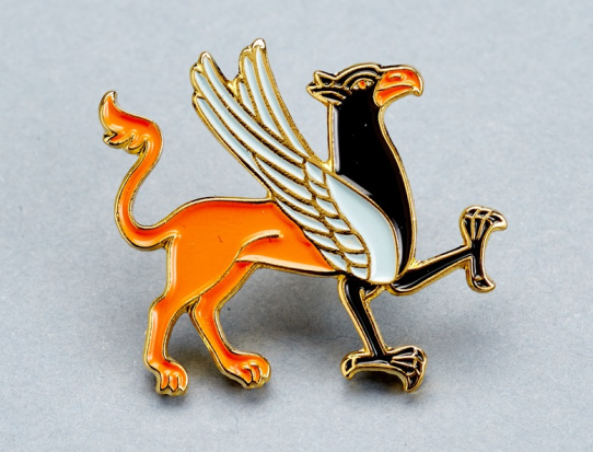 Значок эмалированный, Грифон Значок эмалированный, Грифон