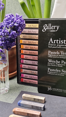 Набор сухой пастели soft "Gallery", 36 цв.