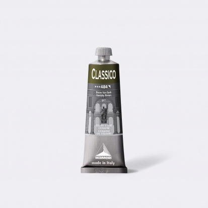 Масляная краска "Classico" коричневый ван дик 60 ml