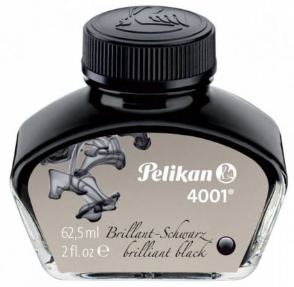 Флакон с чернилами "Pelikan INK 4001 76", Brilliant Black чернила черный чернила, 62.5мл