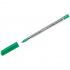 Ручка шариковая "Tops 505 M" зеленая, 1,0мм, прозрачный корпус sela