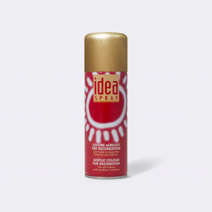 Акриловый спрей для декорирования "Idea Spray" легкое золото 200 ml