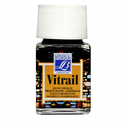 Краска "Vitrail" желто-оранж 50мл