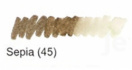 Маркер-кисть двусторонняя "Le Plume II", кисть и ручка 0,5мм, сепия