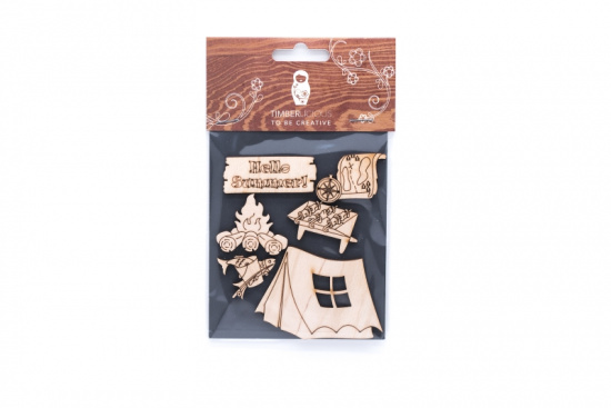 Набор заготовок для декорирования Summer1 фанера 10х14см