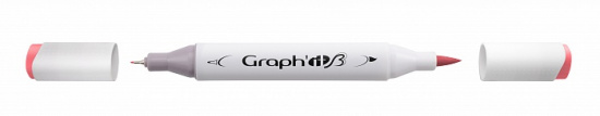 Маркер "GRAPH'IT Brush" двухсторонний на спирт. основе цв.5210 Коралловый