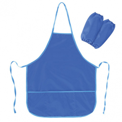 Фартук с нарукавниками для уроков труда, увеличенный размер, 45*60 см, синий Фартук с нарукавниками для уроков труда, увеличенный размер, 45*60 см, синий