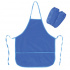 Фартук с нарукавниками для уроков труда, увеличенный размер, 45*60 см, синий