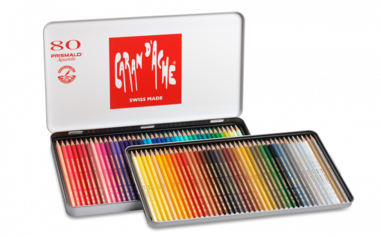 Набор акварельных карандашей "Prismalo", 80цв, 2.95мм, металл
