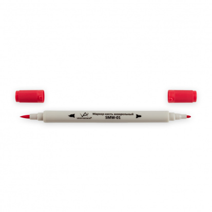 Акварельный маркер-кисть, K250 ярко-розовый/Deep Red