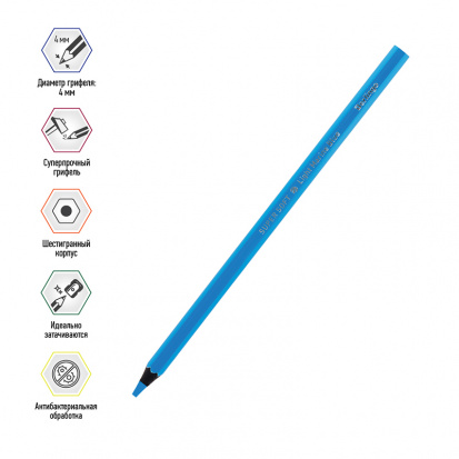 Карандаши цветные "SuperSoft. Blackwood", 12цв., черное дерево, заточен., картон.