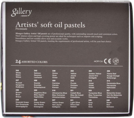 Набор масляной пастели extra soft "Gallery", 24 цв.
