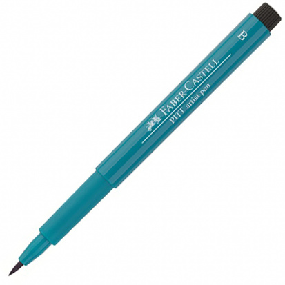 Ручка капиллярная Рitt Pen brush, бирюзовый кобальт sela25