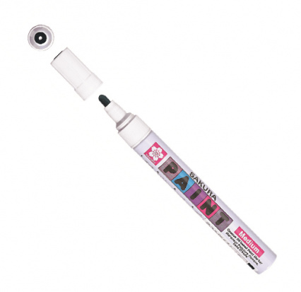 Маркер "Paint" с жидкими чернилами черный стержень 2.0мм