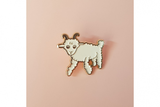 Значок эмалированный, Маленький принц. Барашек sela25