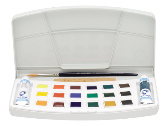 Набор акварельных красок "Van Gogh National Gallery", 18цв в пластике Набор акварельных красок "Van Gogh National Gallery", 18цв в пластике