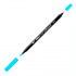Маркер-кисть двусторонняя "Le Plume II", кисть и ручка 0,5мм, Синий марганец sela25