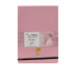 Скетчбук для акварели розовый с резинкой, 300 г/м2, А5 (134х192мм), 100% хлопка мелкозернистая, 20л