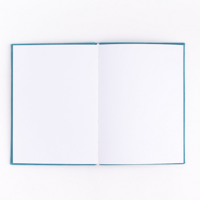 Скетчбук для маркеров, двусторонняя бумага 220г/м, 15х21 см, 40 л, бирюзовый