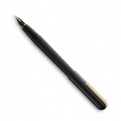 Ручка перьевая Лами 060 "Imporium", Черный PVD/Золотое покрытие, EFg
