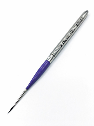 Кисть в футляре, карманная, круглая №1, соболь