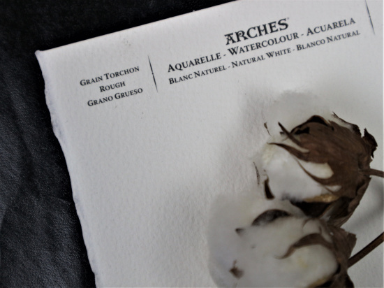 Альбом для акварели "Arches" 300г/м2 19x26см 12л Torchon спираль